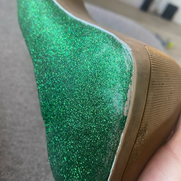 Green Bay Packers Steve Madden Heels 7.5 - Picture 7 of 8